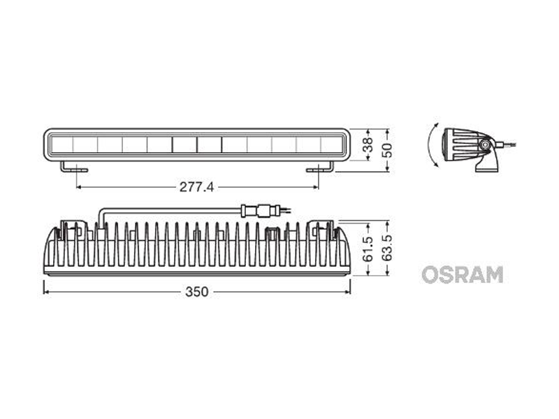 OSRAM LED fényhíd SX300-SP